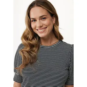 Quilted Striped T-shirt Women Mexx Pansy image-5