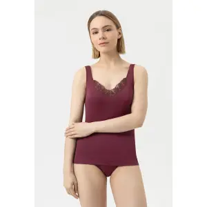 Damen V-Ausschnitt Tanktop Mey Emotion Elegance image-1