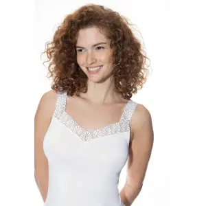 Camisola de alças largas para mulher Mey Émotion Élégance image-3