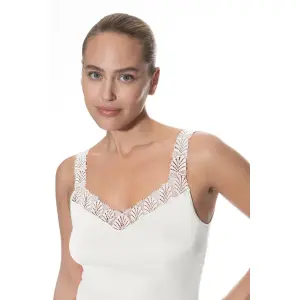 Camisola com alças largas para mulher Mey Émotion Élégance image-3