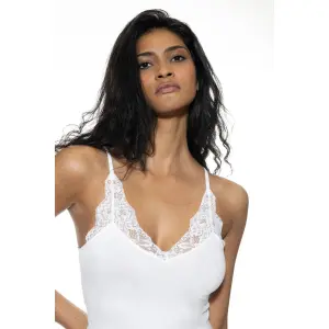 Camisola de alças finas ajustáveis para mulher Mey Organic Cotton image-2