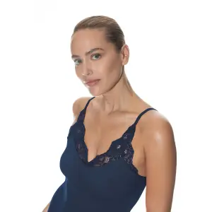 Camisola de alças finas ajustáveis para mulher Mey Organic Cotton image-0