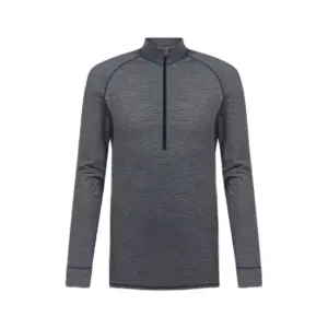 Long-sleeved base layer with high collar and zip Mey Prfrmnc image-0
