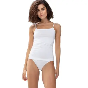 Camisola de alças spaghetti para mulher Mey Superfine Organic image-0