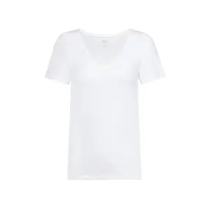 T-shirt com decote em V para mulher Mey Superfine Organic image-0