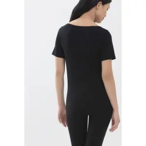 T-shirt com decote em V para mulher Mey Superfine Organic image-2