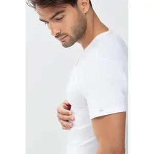 T-shirt med V-ringning Mey Noblesse image-2