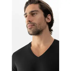 T-shirt de decote em V Mey Dry Cotton Colour image-3