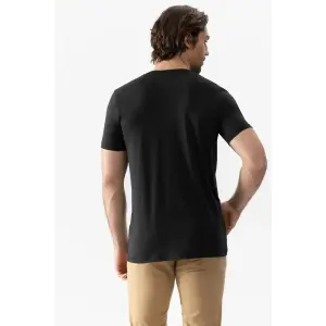 T-shirt de decote em V Mey Dry Cotton Colour image-2