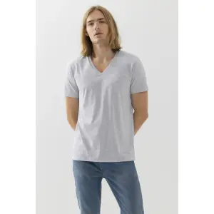 T-shirt de decote em V Mey Dry Cotton Colour image-1