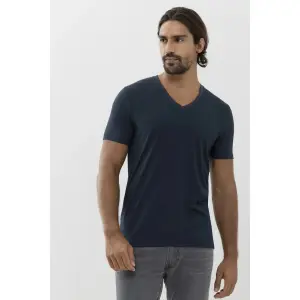 T-shirt de decote em V Mey Dry Cotton Colour image-1