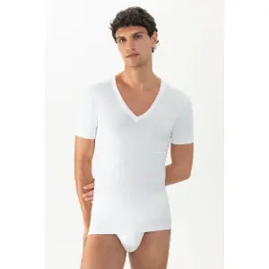 T-shirt de decote em V Mey Business Class image-1