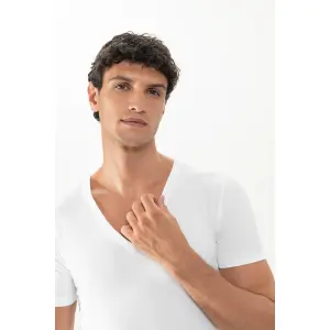 T-shirt de decote em V Mey Business Class image-4