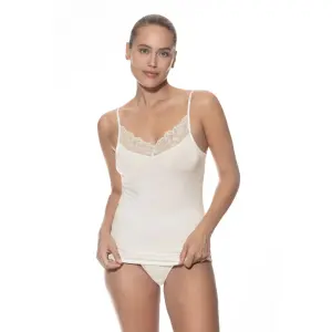 Camisola de alças spaghetti para mulher Mey Delighted image-0
