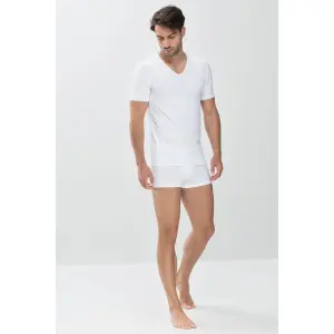 T-shirt de decote em V Mey Dry Cotton image-1