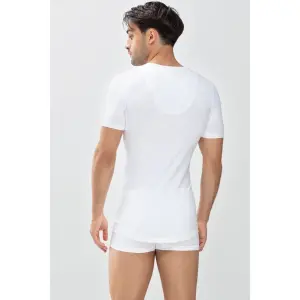 T-shirt Slim fit Mey Business Dry Cotton Functional image-1