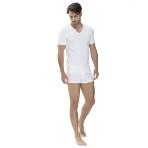 T-shirt de decote em V Mey Dry Cotton image-0