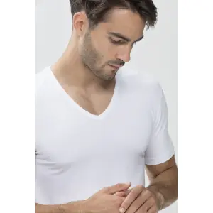 T-shirt de decote em V Mey Dry Cotton image-3