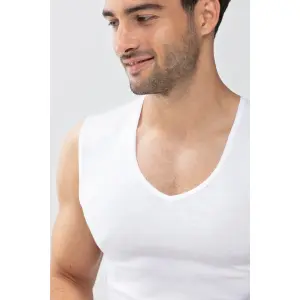 Camiseta de algodão Mey Casual image-2