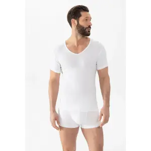 T-shirt de decote em V Mey Casual Cotton image-1