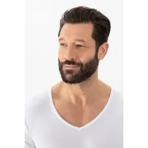 T-shirt de decote em V Mey Casual Cotton image-4
