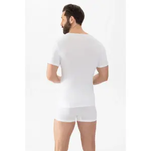 T-shirt de decote em V Mey Casual Cotton image-3