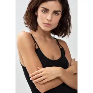 Camisola de alças spaghetti para mulher Mey Emotion image-2