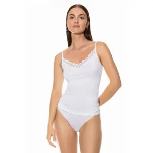 Camisola de alças spaghetti para mulher Mey Daily Sense image-0