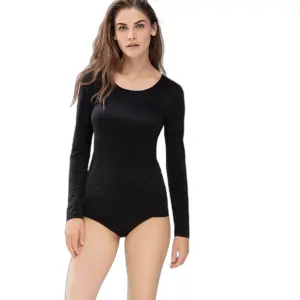 Camisola interior de manga comprida para mulher Mey Emotion image-0