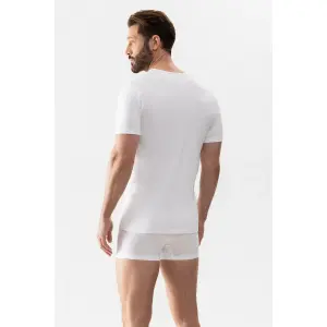 T-shirt de decote em V Mey RE Think image-3