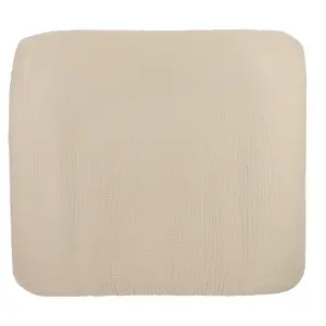 Pre-washed Muslin Changing Mat Cover Baby Meyco Baby image-0