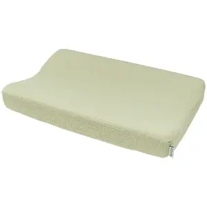 Pre-washed Muslin Changing Mat Cover Baby Meyco Baby image-0