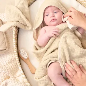 Baby bath cape Meyco Baby Popcorn image-2
