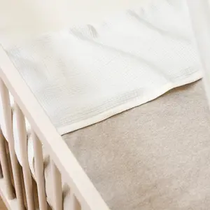 Fitted Sheet for Baby Mattress in Jersey Meyco Baby 60x120 cm image-4