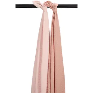 Pre-Washed Muslin Wrap Baby Meyco Baby (x2) image-0