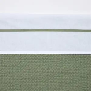 Baby Piped Fitted Sheet Meyco Baby 75x100 cm image-1