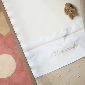 Bettlaken Baby Meyco Baby Klein Wonder Soft Sand 75x100 cm image-4
