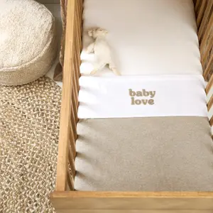 Cot Sheet Baby Meyco Baby Baby Love 75x100 cm image-3