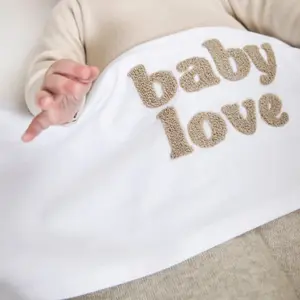 Cot Sheet Baby Meyco Baby Baby Love 75x100 cm image-4