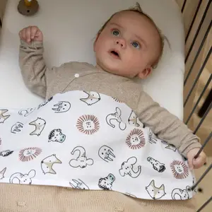 Tryckta spjälskydd för baby Meyco Baby 75x100 cm (x2) image-3