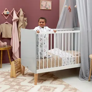 Tryckta spjälskydd för baby Meyco Baby 75x100 cm (x2) image-4