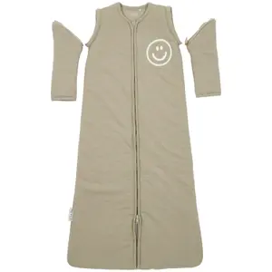 Baby Jersey Sleeping Bag with Detachable Sleeves Meyco Baby Interlock image-2