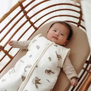 Verwarmde slaapzak met afneembare mouwen voor baby Meyco Baby Interlock image-4
