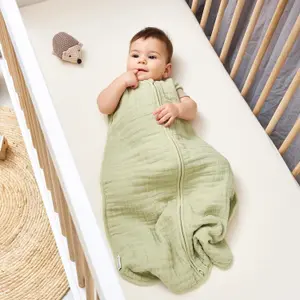 Pre-washed Muslin Sleeping Bag Baby Meyco Baby image-1