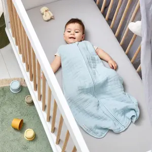 Pre-washed Muslin Sleeping Bag Baby Meyco Baby image-1