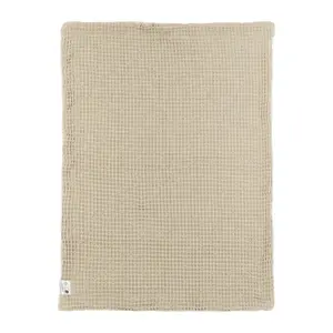 Teddy Baby Waffle Fabric Blanket Meyco Baby image-1