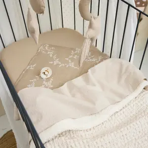 Teddy Baby Waffle Fabric Blanket Meyco Baby image-4