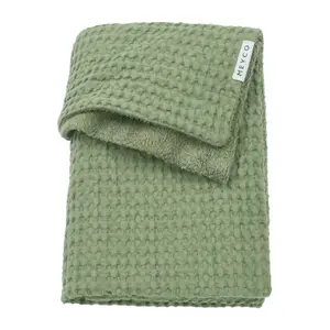 Teddy Baby Waffle Fabric Blanket Meyco Baby image-0