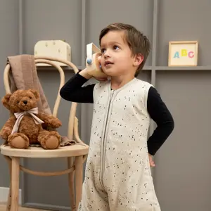 Quilted Ribbed Baby Sleeping Bag Meyco Baby Mini Spot image-3