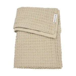 Waffle Cotton Baby Blanket Meyco Baby image-0